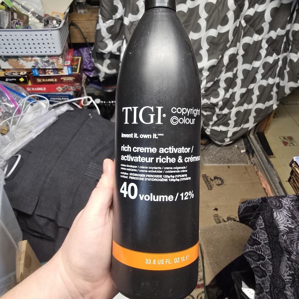 TIGI COPYRIGHT COLOUR RICH CREME ACTIVATOR 40 Volume 33.8oz LITER